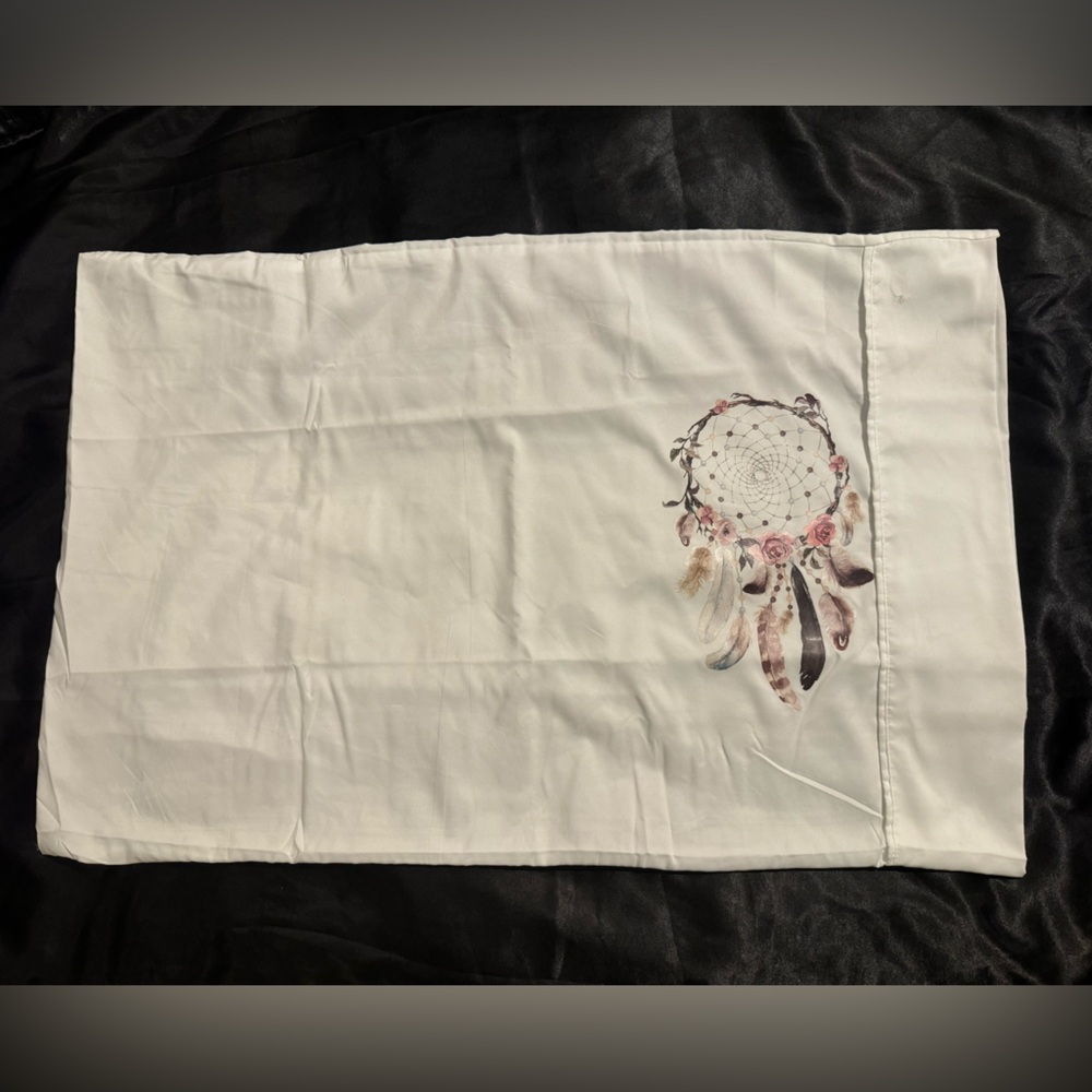Handcrafted Handmade Heat Transfer Pillowcase - Dreamcatcher